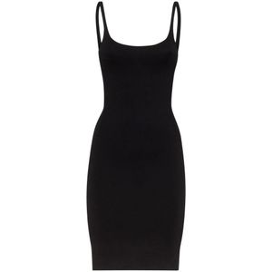 Dsquared2, Dames, Jurken, Zwart, Maat: XS Viscose,