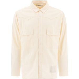 Nonnative, Heren, Overhemden, Beige, Maat: M Katoen,
