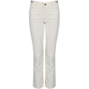 Liu Jo, Dames, Broeken, Wit, Maat: W27