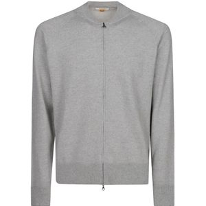 Hindustrie, Heren, Truien, Grijs, Maat: 3XL Wol,