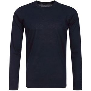 Hindustrie, Heren, Truien, Blauw, Maat: M Katoen,