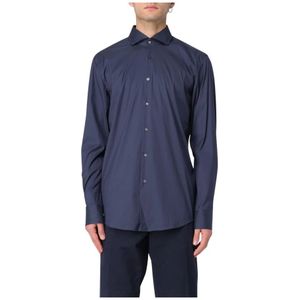 Hugo, Heren, Overhemden, Blauw, Maat: S