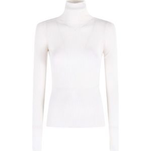 Sportmax, Dames, Truien, Wit, Maat: S