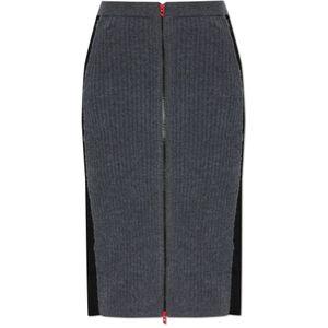 Diesel, Dames, Rokken, Grijs, Maat: M