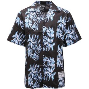 Comme des Fkdown, Heren, Overhemden, Zwart, Maat: S Katoen,