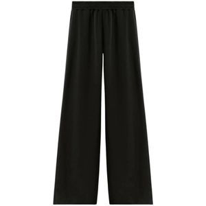 Fabiana Filippi, Dames, Broeken, Zwart, Maat: S Zijde,