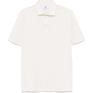 Brunello Cucinelli, Heren, Tops, Beige, Maat: M Katoen,