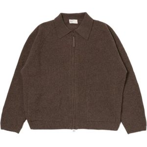 Universal Works, Heren, Truien, Bruin, Maat: S Wol,