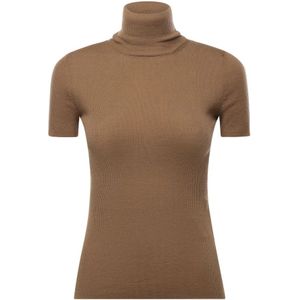 Max Mara, Dames, Truien, Bruin, Maat: S Wol,