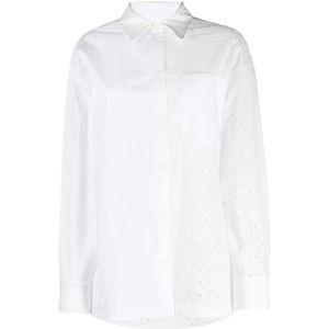 Kenzo, Dames, Blouses & Shirts, Wit, Maat: XS