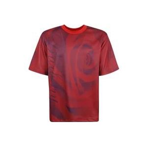 Burberry Voetbal T-shirts en Polos , Red , Heren , Maat: M