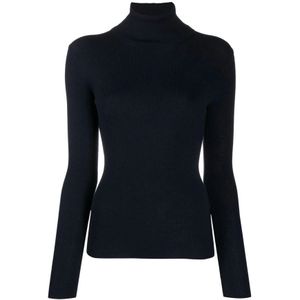 P.a.r.o.s.h., Dames, Truien, Blauw, Maat: XL Wol,