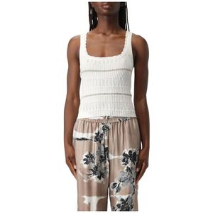 Pinko, Dames, Tops, Wit, Maat: M