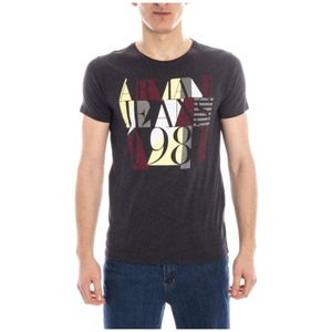 Armani Jeans, Heren, Tops, Grijs, Maat: L Katoen,