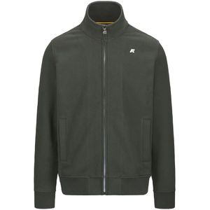 K-Way, Heren, Sweatshirts & Hoodies, Groen, Maat: S Fleece,