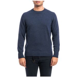 Piacenza 1733, Heren, Truien, Blauw, Maat: XL Wol,