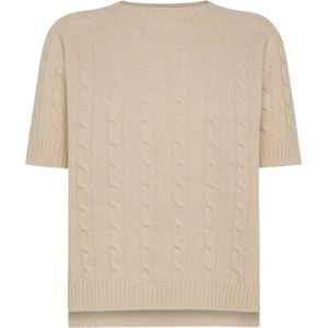 Peuterey, Dames, Truien, Beige, Maat: M Wol,