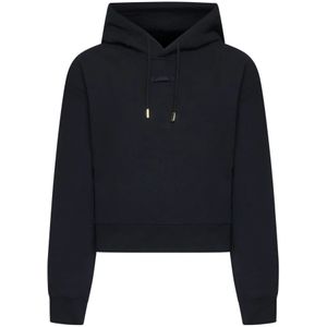 Jacquemus, Dames, Sweatshirts & Hoodies, Zwart, Maat: L Katoen,
