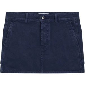 Miu Miu, Dames, Rokken, Blauw, Maat: XS