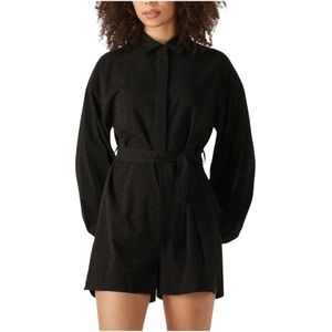 Refined Department, Dames, Jumpsuits & Playsuits, Zwart, Maat: L