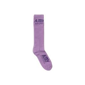 Autry Vintage Stijl Sokken , Purple , Heren , Maat: L