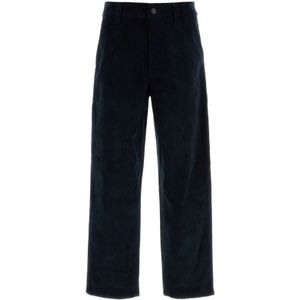 A.p.c., Heren, Broeken, Blauw, Maat: XL Katoen,