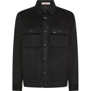 Sun68, Heren, Jassen, Zwart, Maat: S Wol,