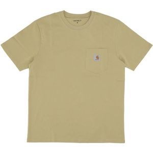 Carhartt Wip, Heren, Tops, Groen, Maat: M Katoen,