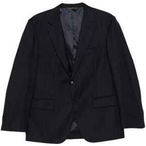 Canali, Heren, Jassen, Blauw, Maat: XL