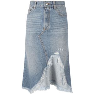 Chloé, Dames, Rokken, Blauw, Maat: W34