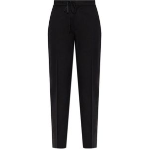Maison Margiela, Dames, Broeken, Zwart, Maat: XS Wol,