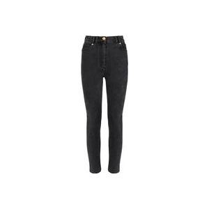 Balmain Slim fit jeans , Black , Dames , Maat: XL