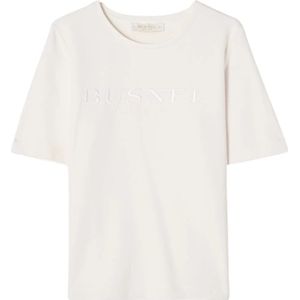 Busnel, Dames, Tops, Beige, Maat: XS Katoen,