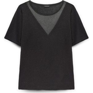 Fiorella Rubino, Dames, Truien, Zwart, Maat: XS Nylon,