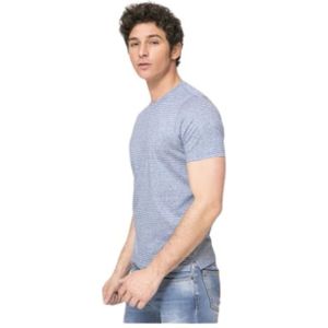 Gran Sasso, Heren, Tops, Blauw, Maat: L Katoen,