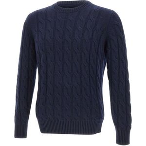 Kangra, Heren, Truien, Blauw, Maat: M Kasjmier,