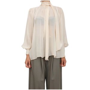 Marella, Dames, Blouses & Shirts, Roze, Maat: S Viscose,