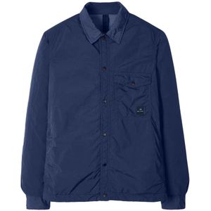 Paul Smith, Heren, Jassen, Blauw, Maat: XL Nylon,