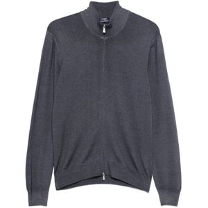 Barba, Heren, Truien, Grijs, Maat: 4XL Wol,