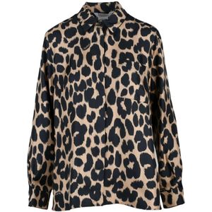 Max Mara, Dames, Blouses & Shirts, Veelkleurig, Maat: L Zijde,