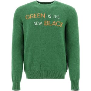 Herno, Heren, Truien, Groen, Maat: L Jersey,
