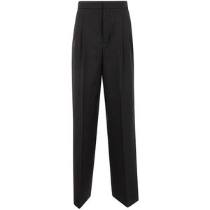 Ami Paris, Dames, Broeken, Zwart, Maat: S