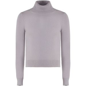 Malo, Dames, Truien, Paars, Maat: 2XS Kasjmier,