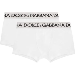 Dolce & Gabbana, Heren, Ondergoed, Wit, Maat: M Katoen,