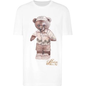 Philipp Plein, Dames, Tops, Wit, Maat: S Katoen,