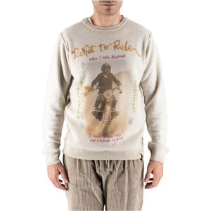 Bob, Heren, Truien, Beige, Maat: L