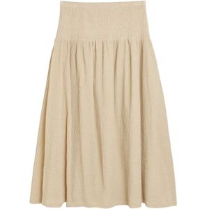 By Malene Birger, Dames, Rokken, Beige, Maat: L Katoen,