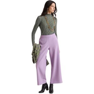 Maliparmi, Dames, Broeken, Paars, Maat: 2XS Poliester,