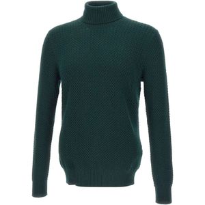 Gran Sasso, Heren, Truien, Groen, Maat: L Wol,