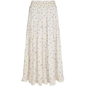 Neo Noir, Dames, Rokken, Beige, Maat: XS Katoen,